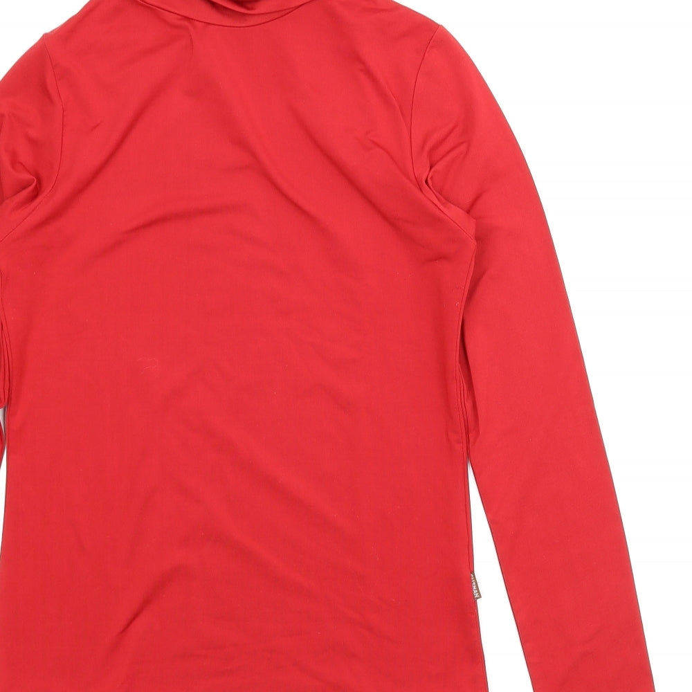 Sushan Womens Red Basic Blouse Size S