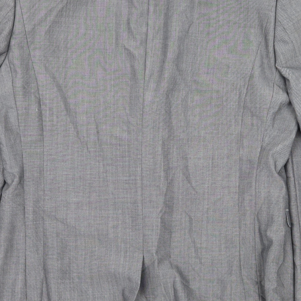 Preworn Mens Grey Jacket Suit Jacket Size L