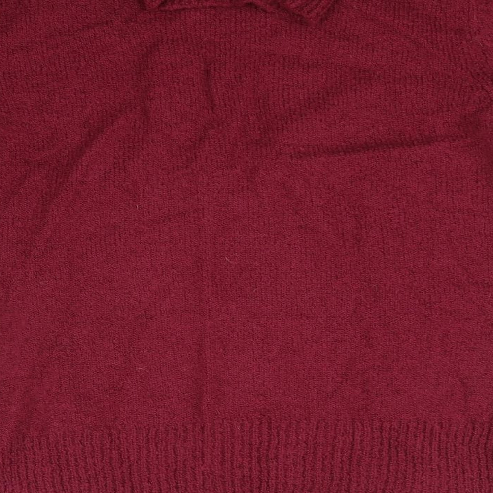 Kliss Womens Purple Pullover Jumper Size L