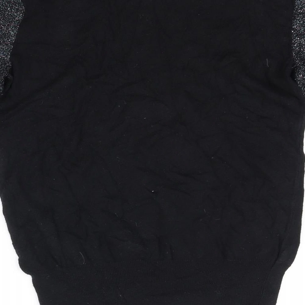 NEXT Womens Black Pullover Jumper Size 8