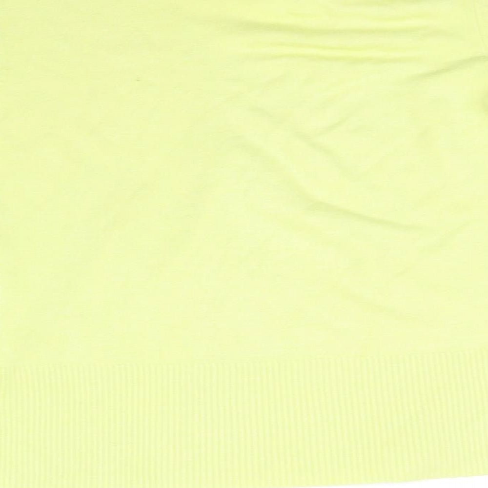 Wallis Womens Yellow Basic Blouse Size 12