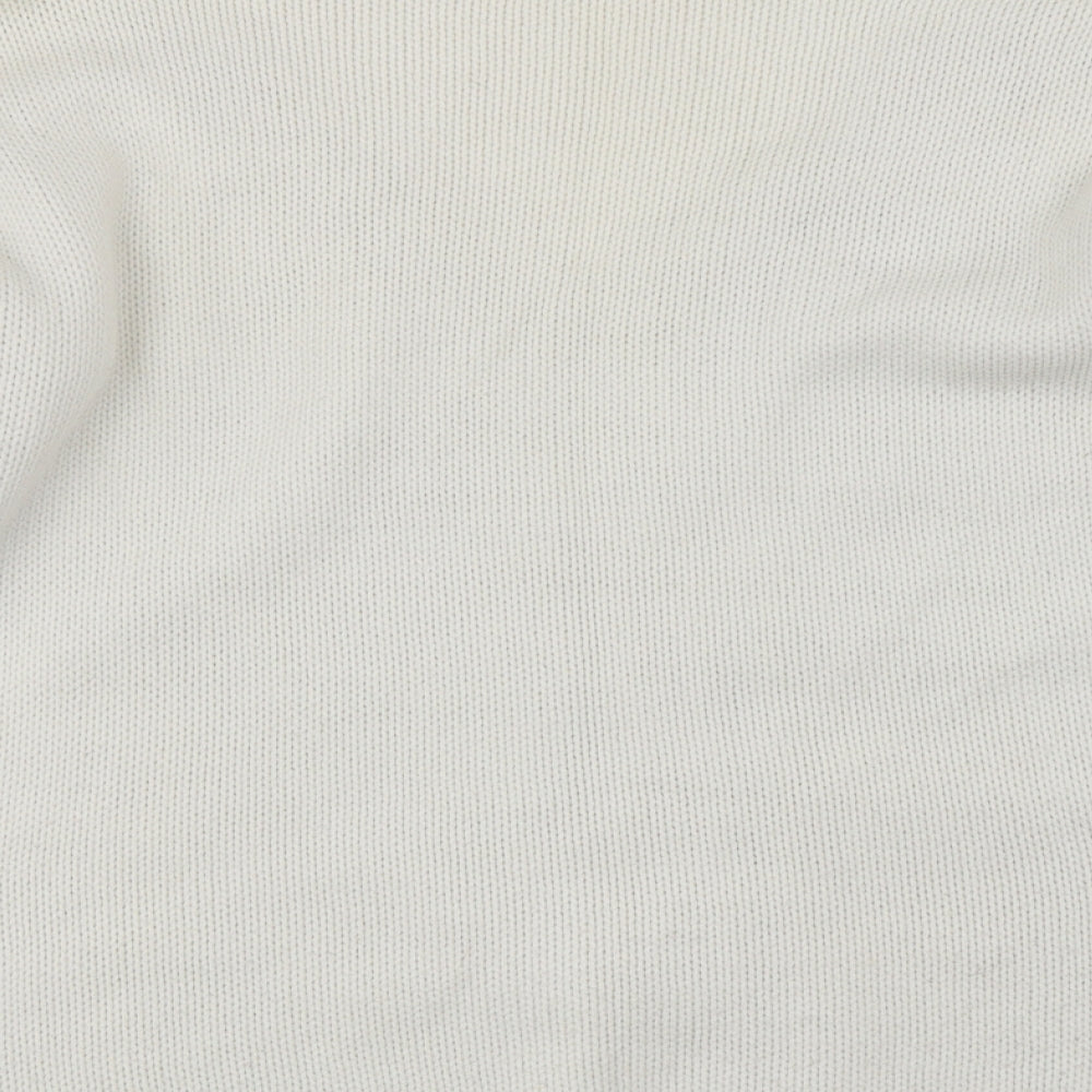 Yoins Womens Ivory Pullover Jumper Size M