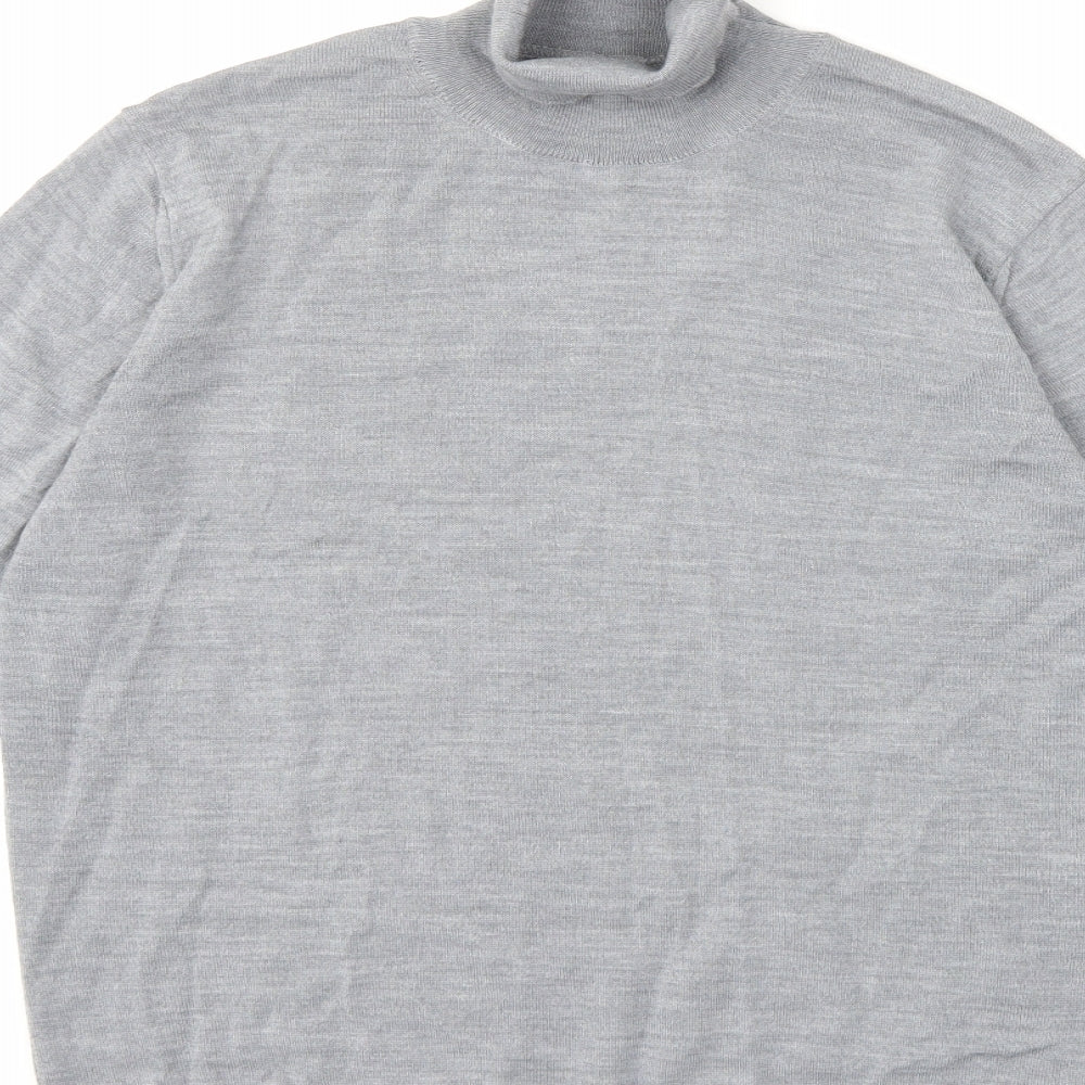 Zara Womens Grey Knit Pullover Jumper Size L