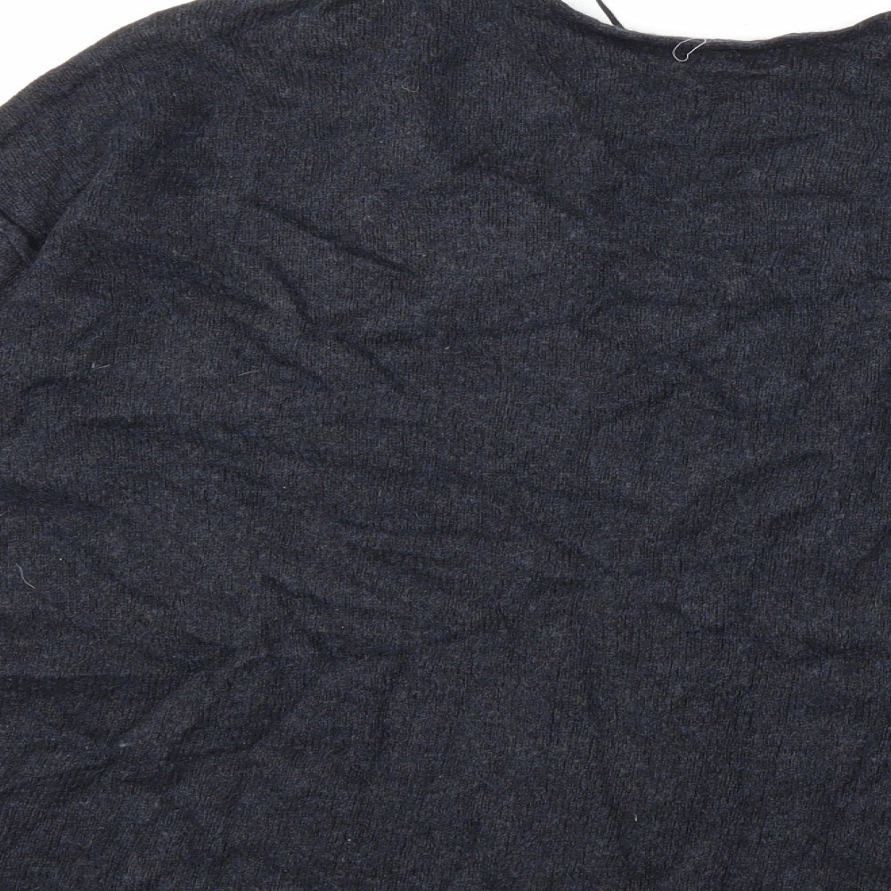H&M Womens Blue Knit Pullover Jumper Size L