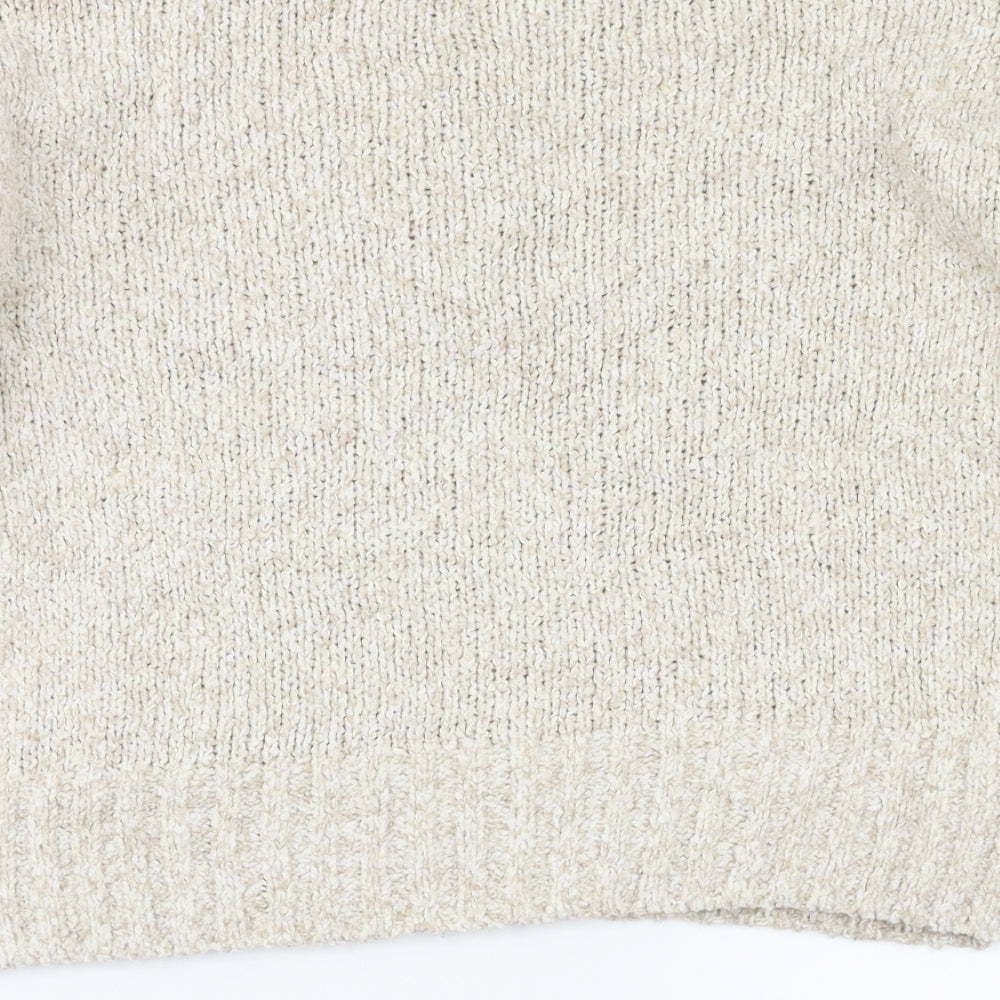 pins& staples Womens Grey Pullover Jumper Size XS