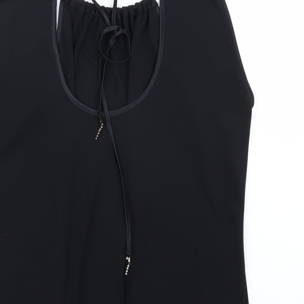 Marks & Spencer Womens Black Basic T-Shirt Size 14