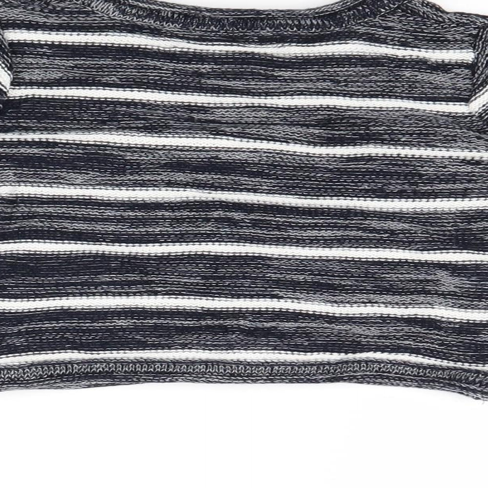 Primark Boys Blue Striped Pullover Jumper Size 6-9 Months