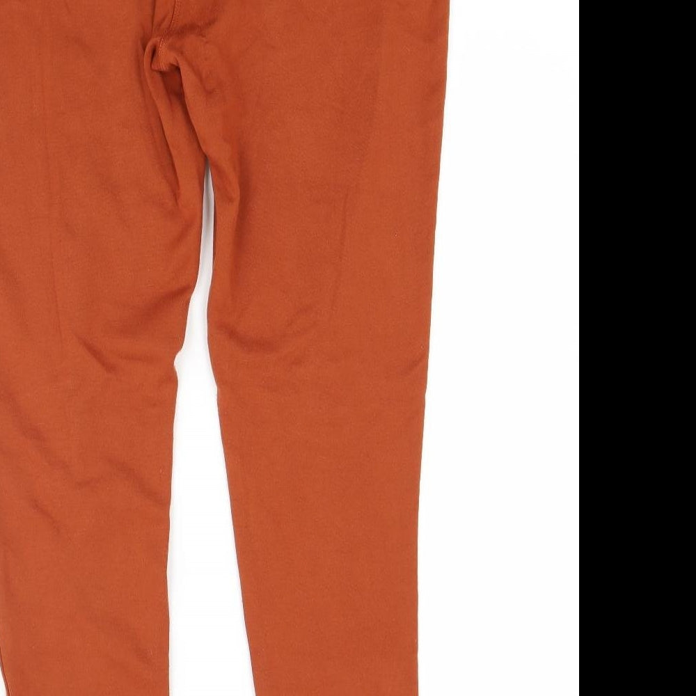 F&F Womens Brown Jersey Jegging Jeans Size 12 L27 in