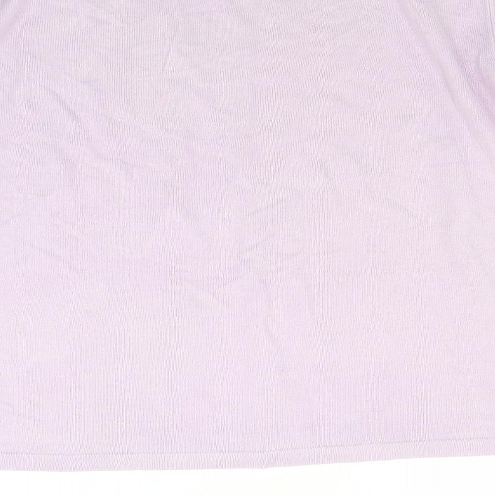 Marks & Spencer Womens Purple Pullover Jumper Size 16