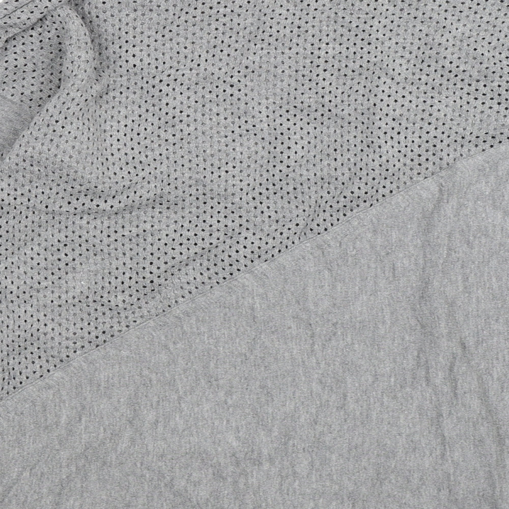 Brand and care label for Next women’s grey knit jumper, size UK 16