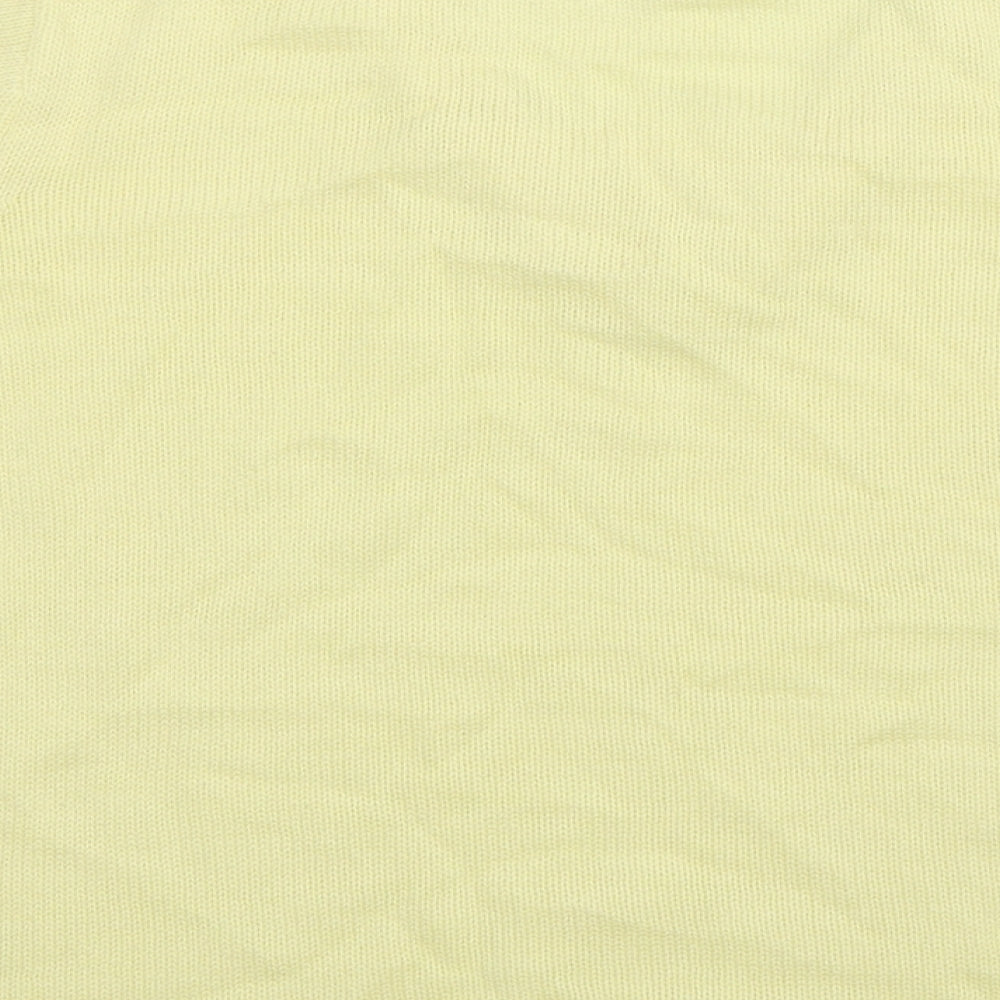 Bonmarché Womens Yellow Knit Pullover Jumper Size S