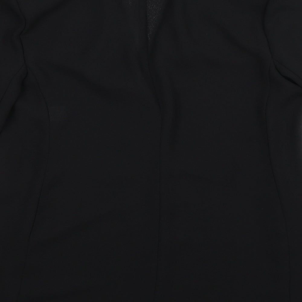 Richards Womens Black Jacket Suit Jacket Size 10