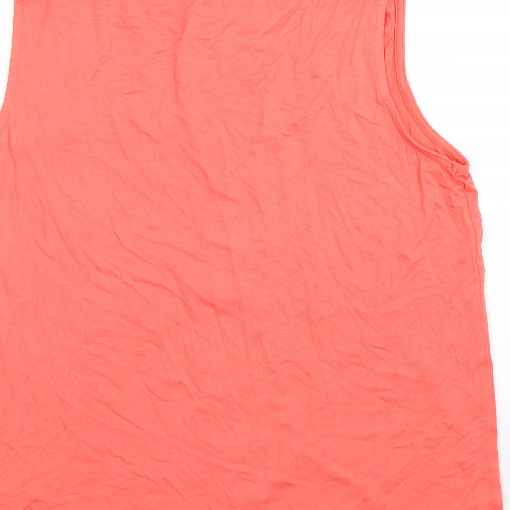 BHS Womens Pink Basic Tank Size 14