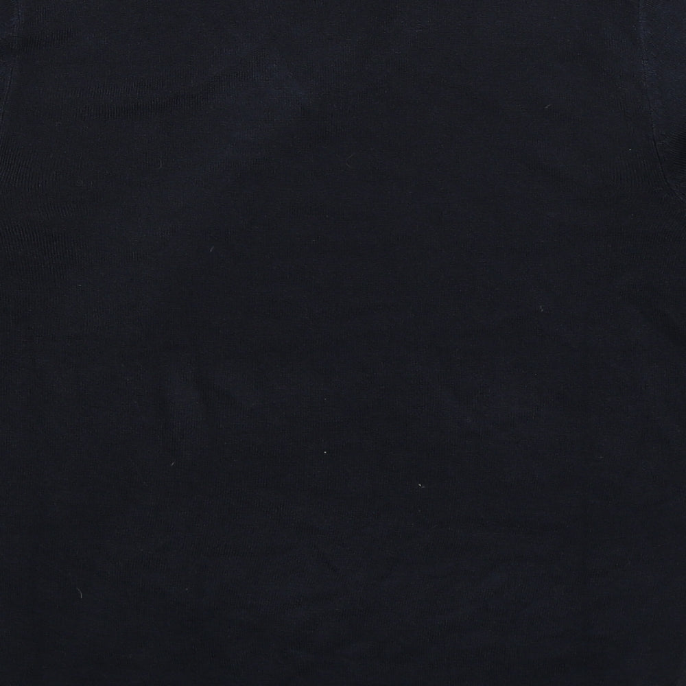 Cedar Wood State Mens Blue Knit Pullover Jumper Size S