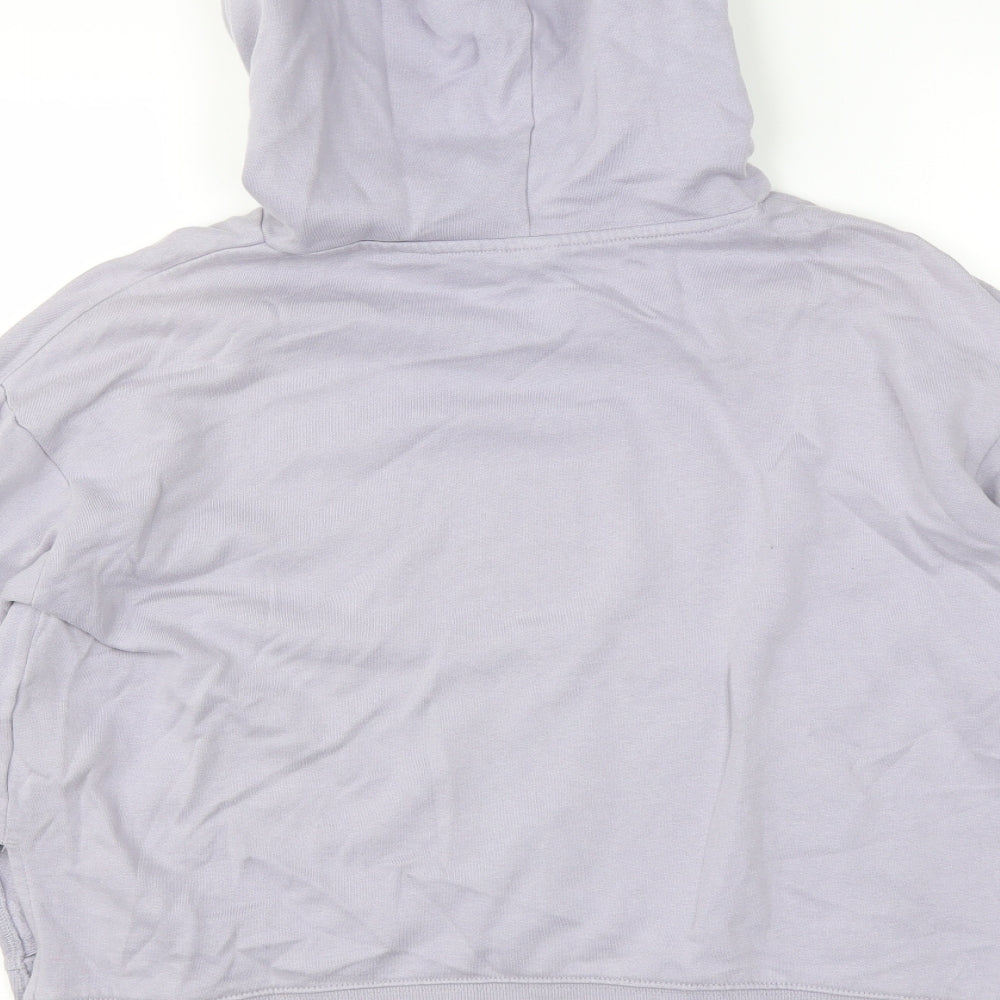 H&M Womens Purple Pullover Hoodie Size M