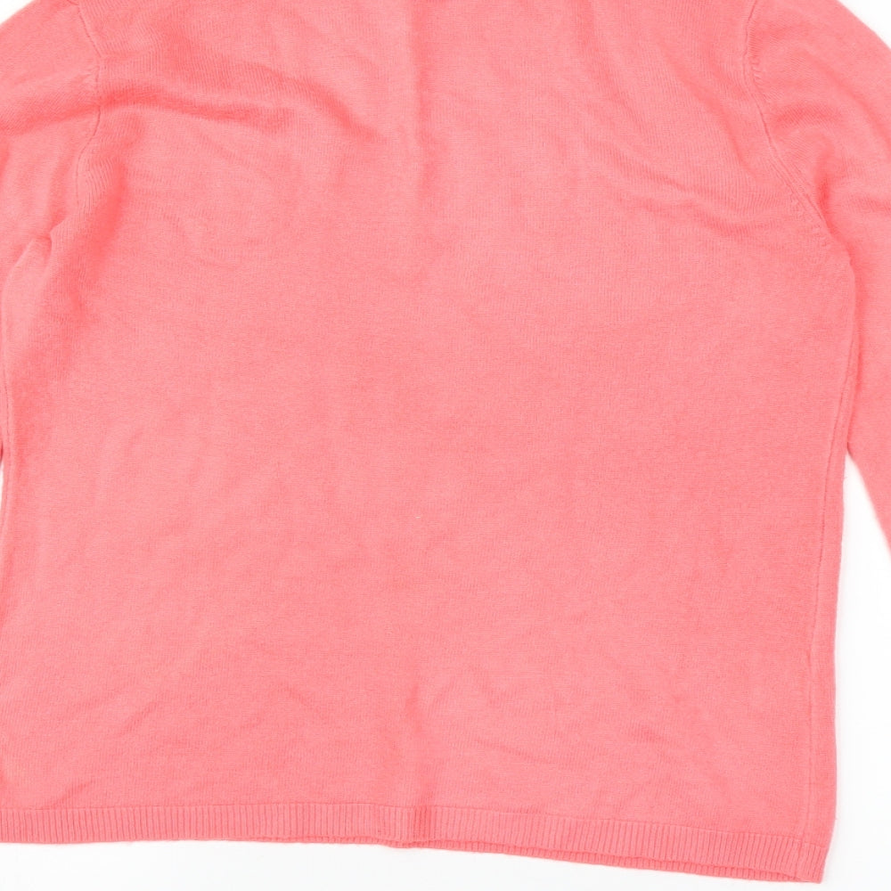 Papaya Womens Pink Pullover Jumper Size 14
