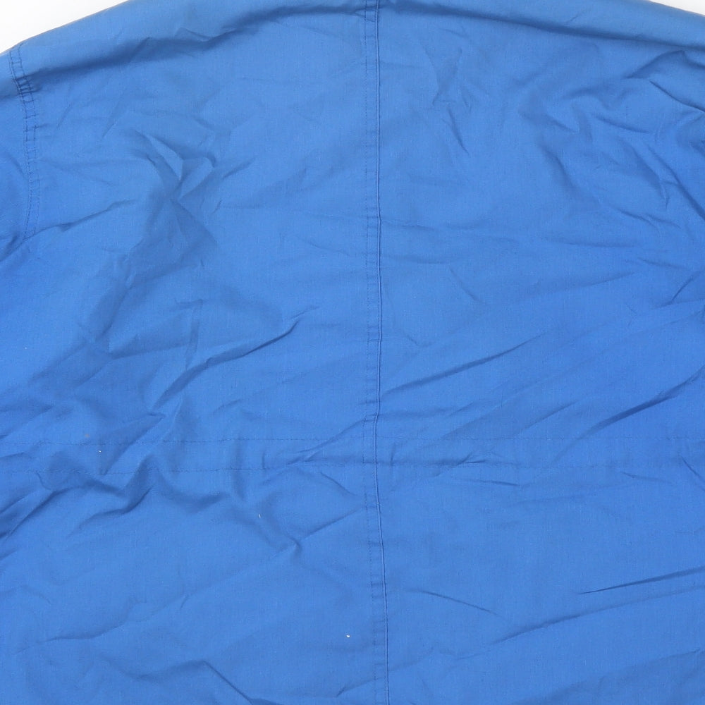Littlewoods Womens Blue Pea Coat Coat Size 18