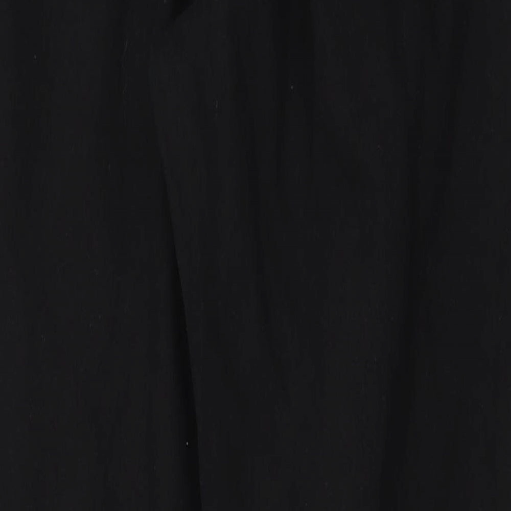 Pretty Little Thing Womens Black Denim Mom Jeans Size 6 L30 in - Distressed Hems
