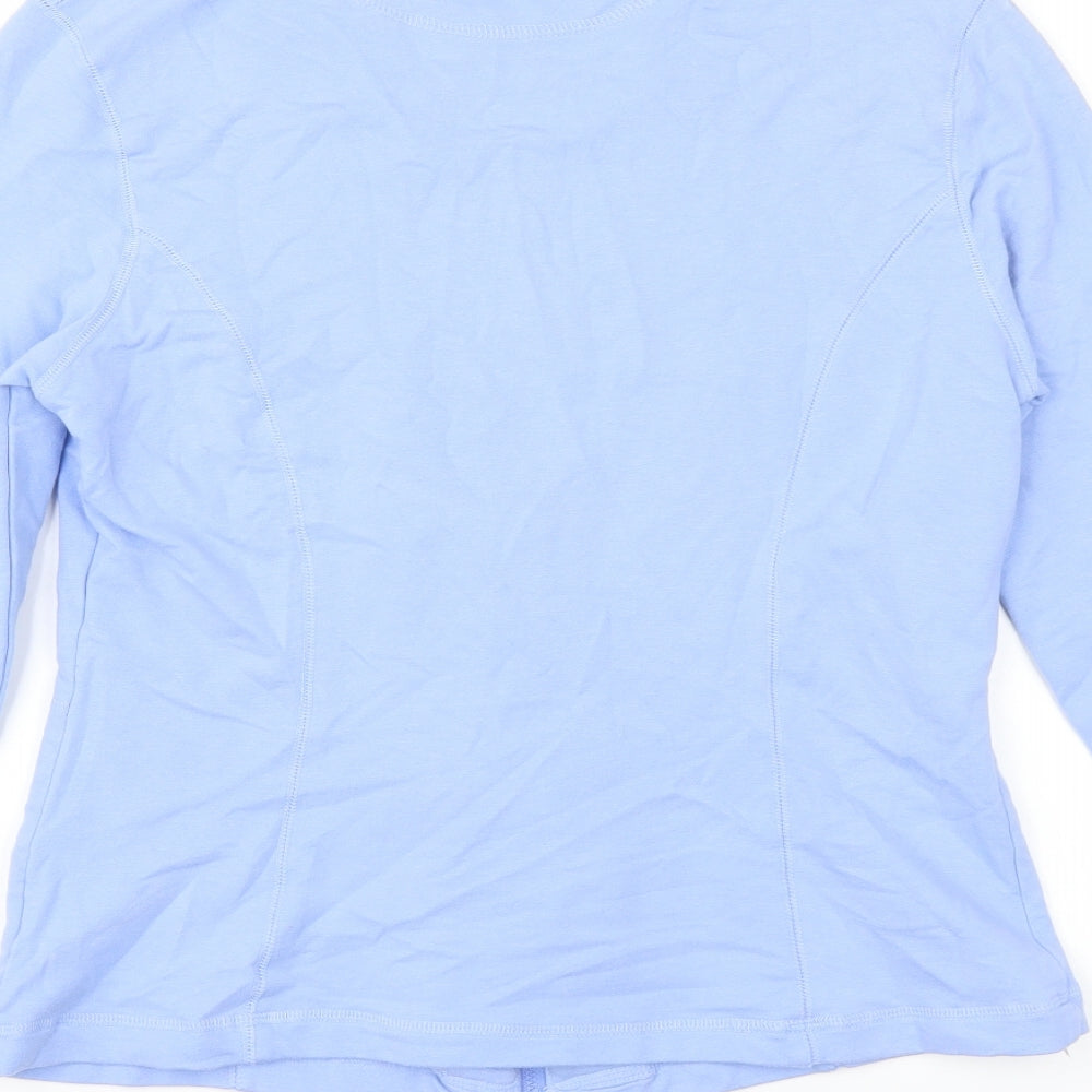 one body Womens Blue Full Zip Jumper Size 16