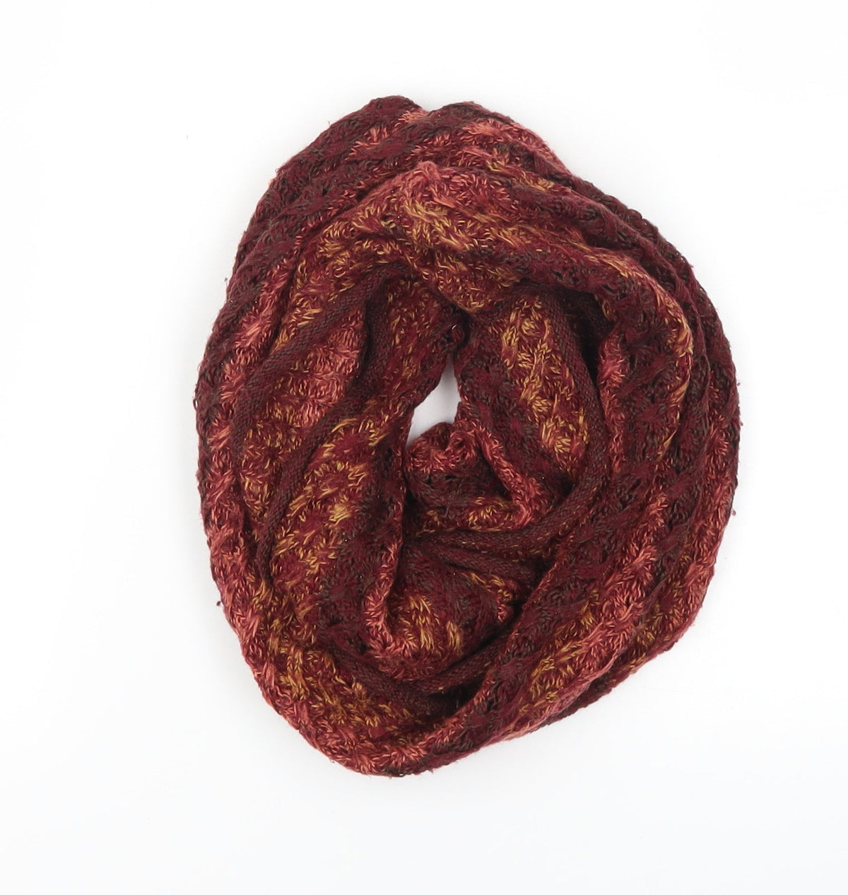 Yu Yu Unisex Red Striped Shawl/Wrap