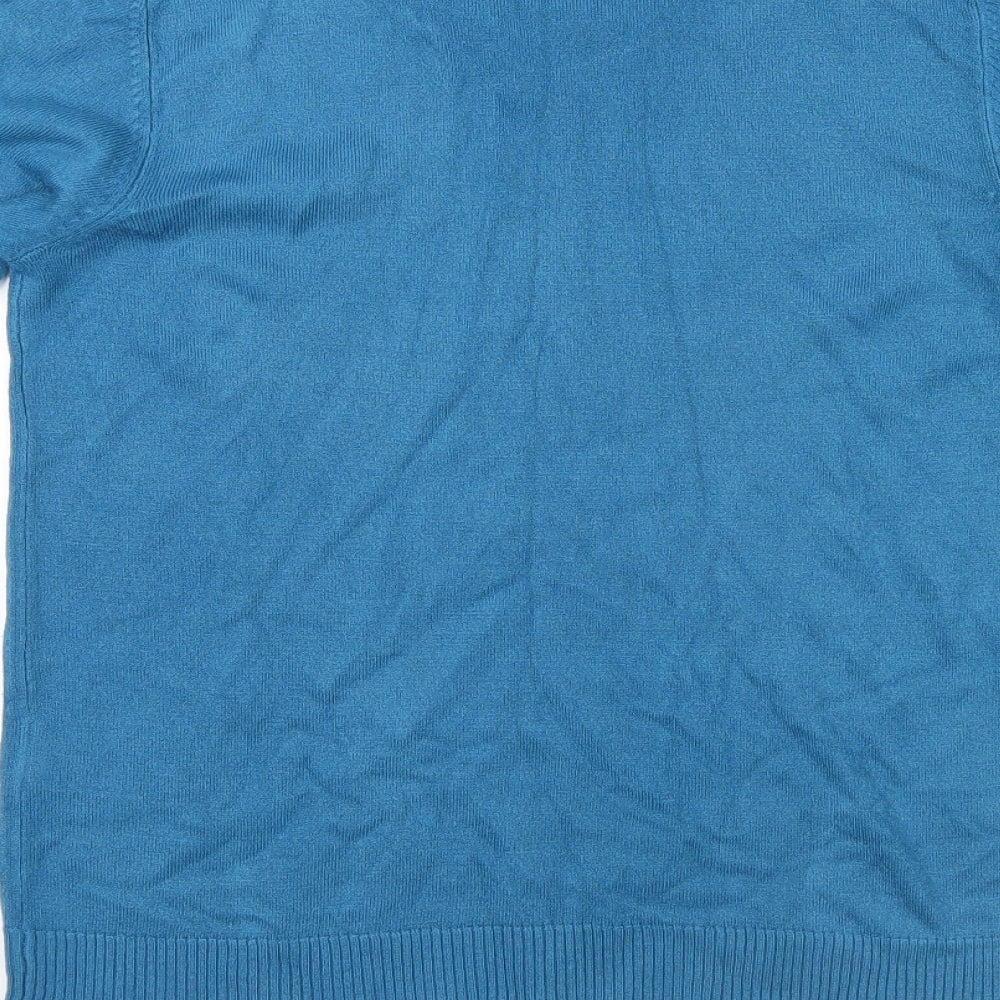Damart Womens Blue Pullover Jumper Size 10