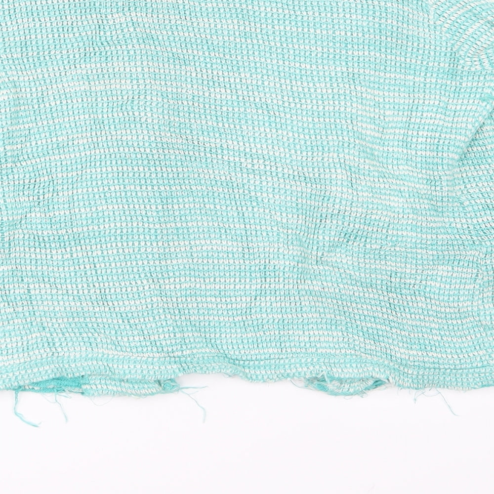 Zara Womens Green Cardigan Jumper Size M