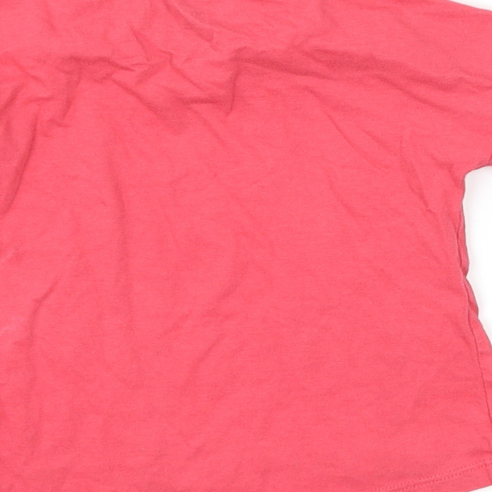 F&F Girls Pink Basic T-Shirt Size 12-18 Months