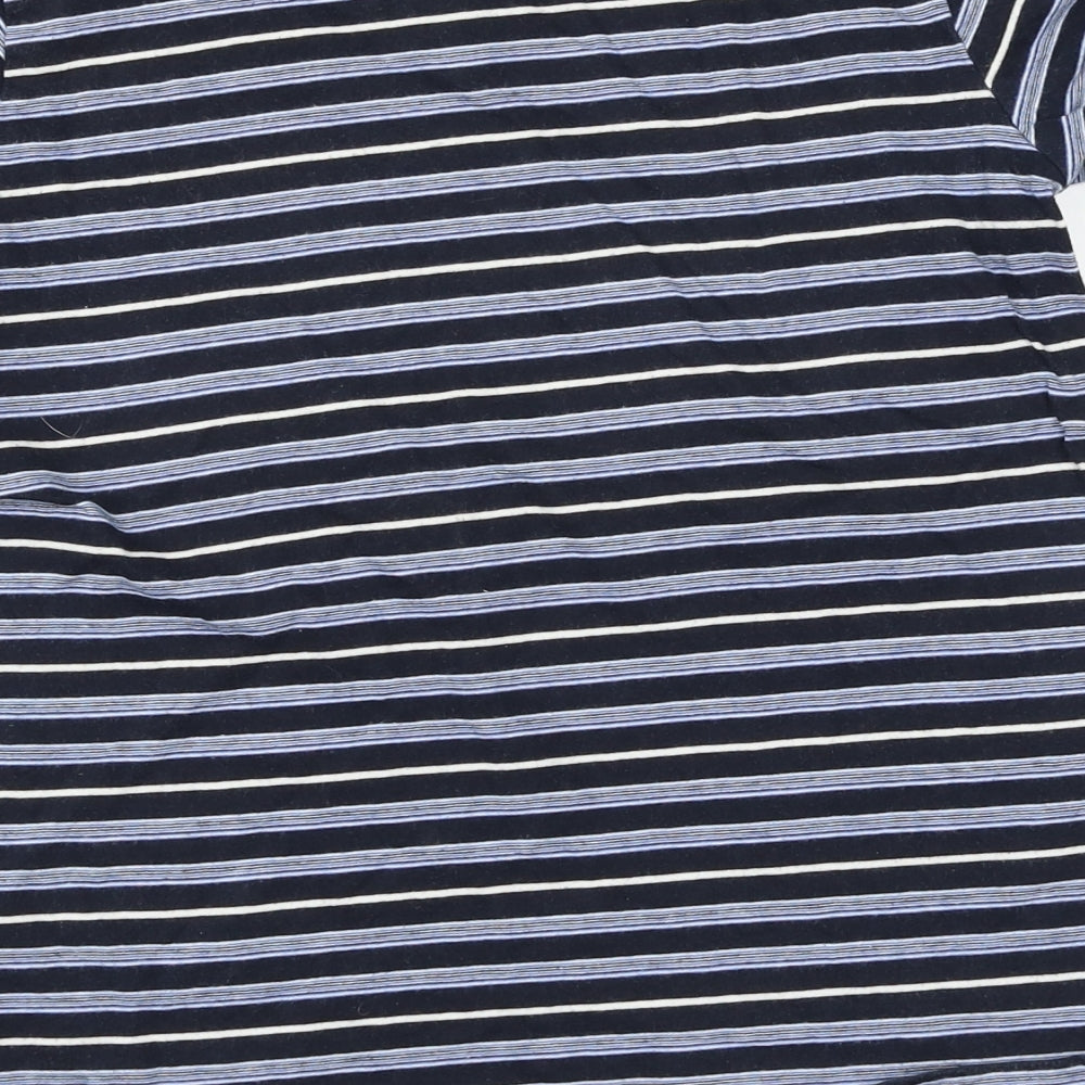 Primark Boys Blue Striped Basic T-Shirt Size 10-11 Years