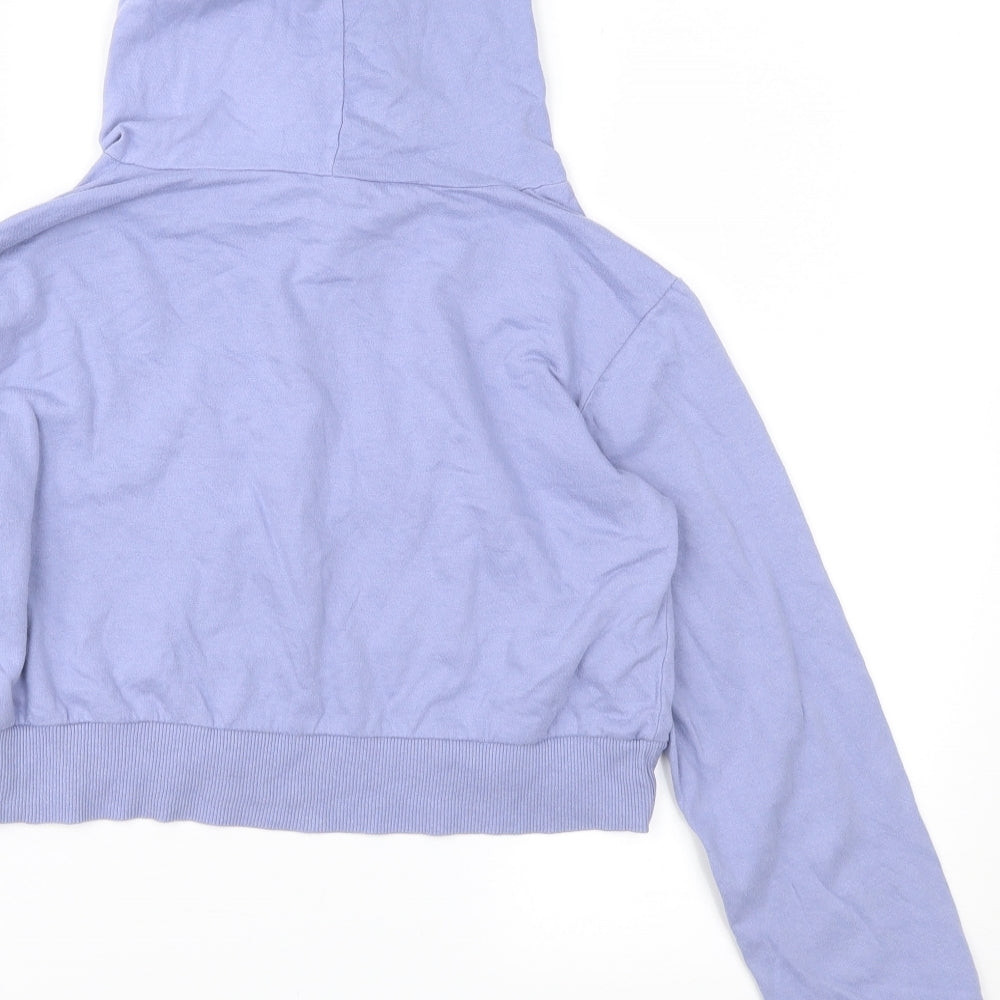 Select Womens Purple Pullover Hoodie Size 10