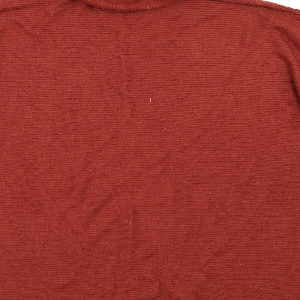 Primark Womens Orange Pullover Jumper Size L