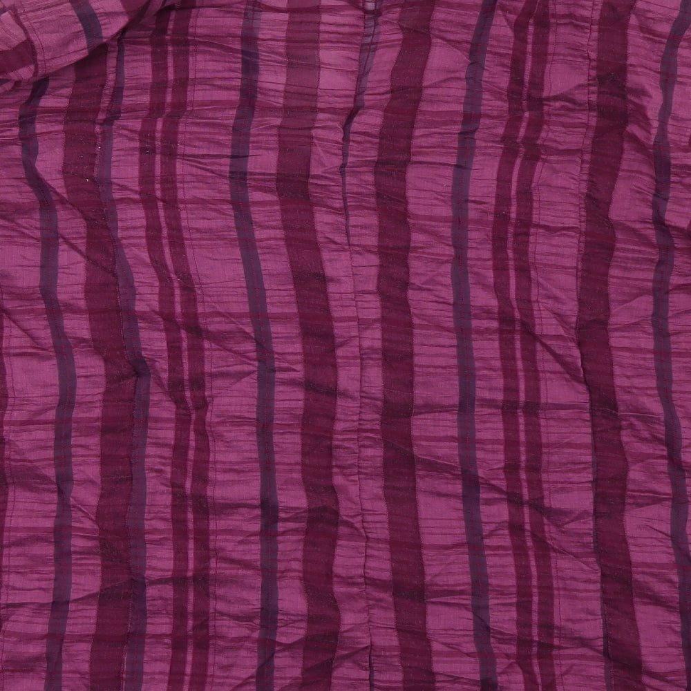 bestsize Womens Purple Striped Jacket Size 46