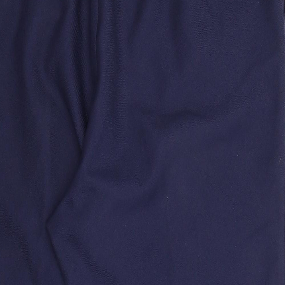 Unity Womens Blue Carrot Trousers Size 26 L23 in