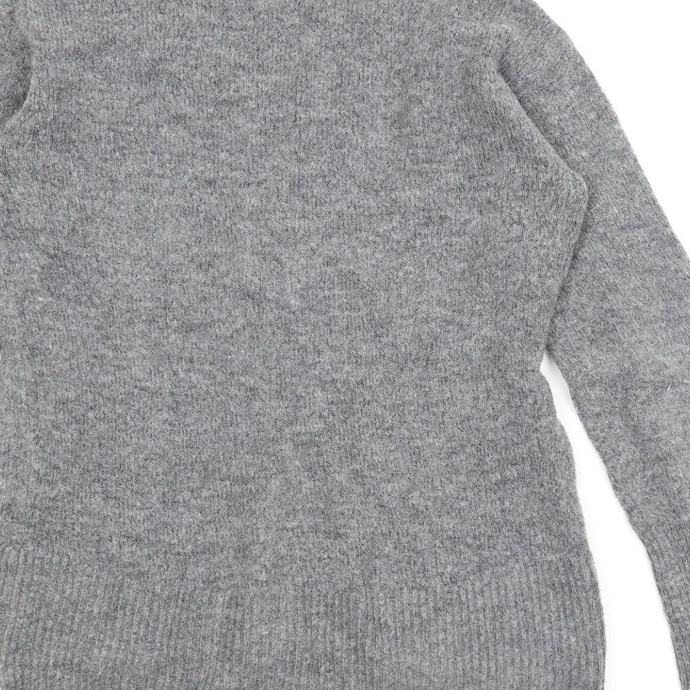 H&M Womens Grey Pullover Jumper Size S