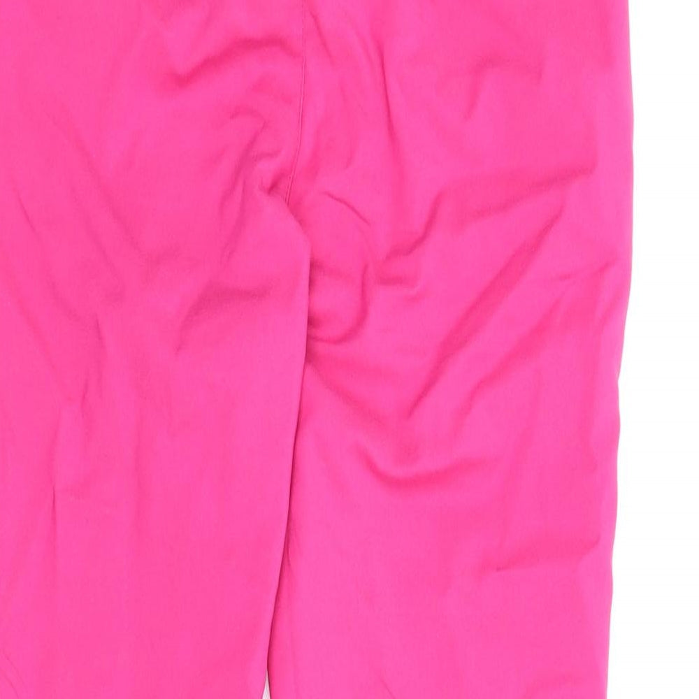 Freesia Womens Pink Chino Trousers Size M L23 in