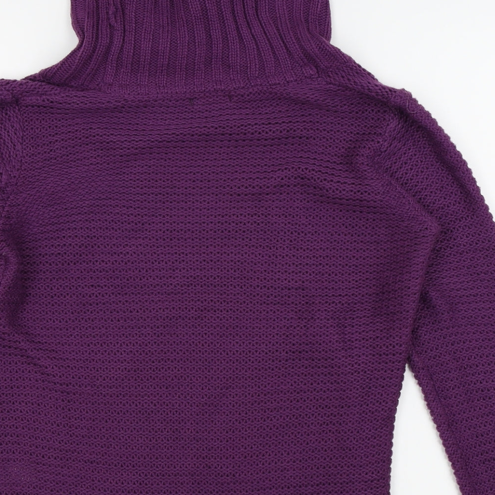 Bonmarché Womens Purple Pullover Jumper Size S