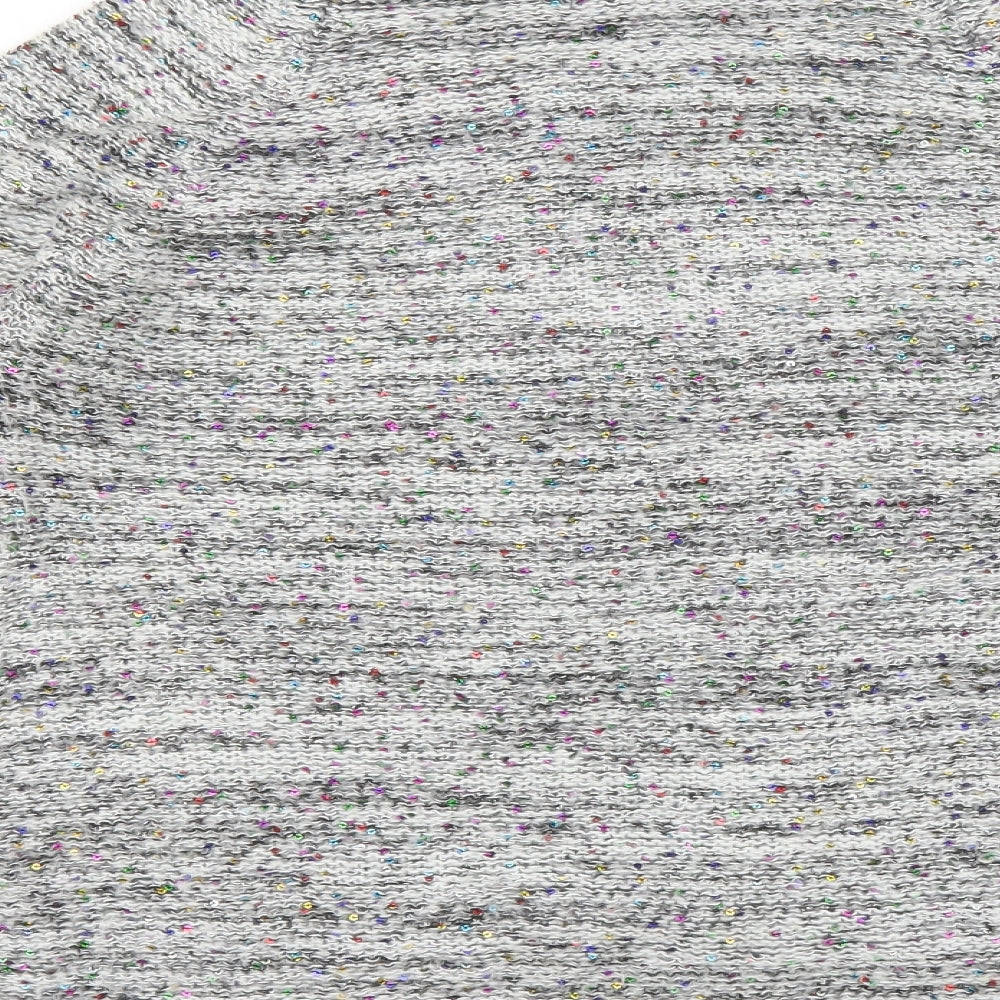 New Look Womens Grey Pullover Jumper Size 14