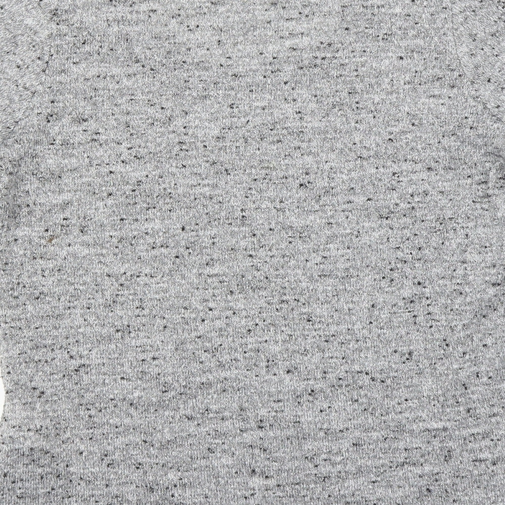 New Look Womens Grey Pullover Jumper Size 12 - glittery