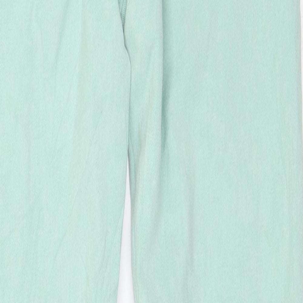 Marks & Spencer Womens Green Skinny Jeans Size 8 L28 in