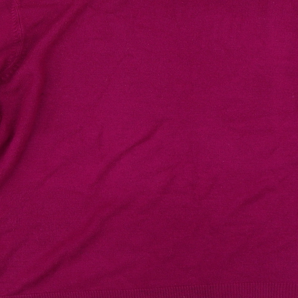 BHS Womens Purple Pullover Jumper Size 16