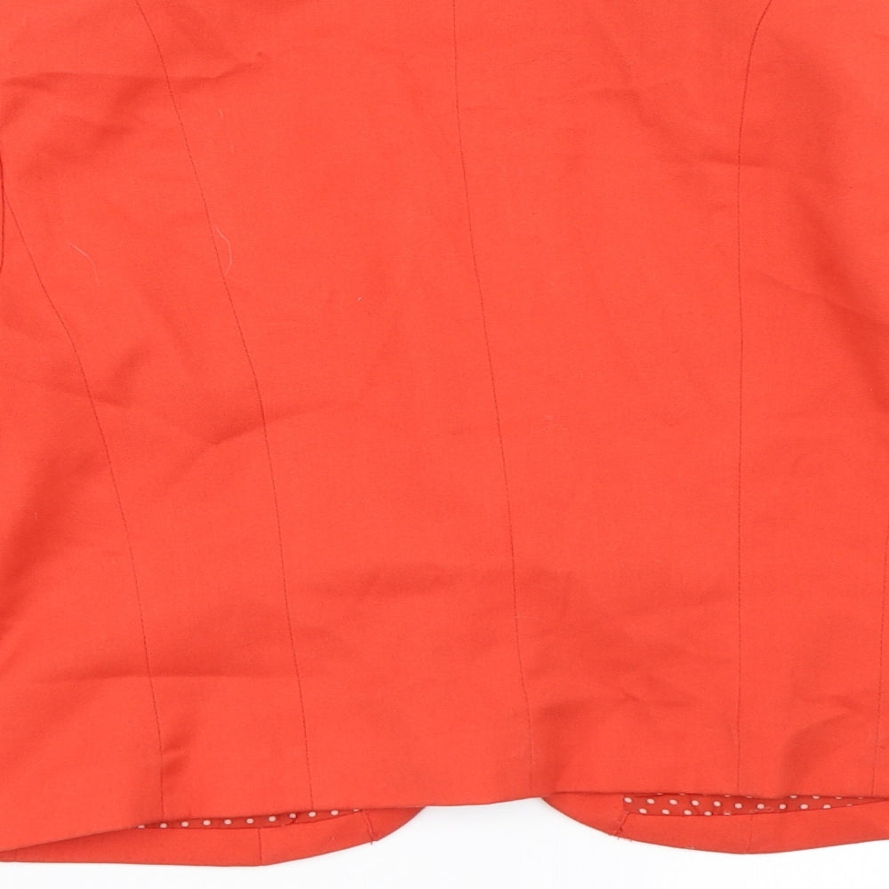 H&M Womens Red Jacket Blazer Size 38