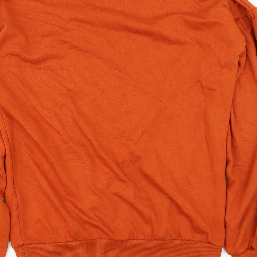 Misguided Womens Orange Pullover Jumper Size 6