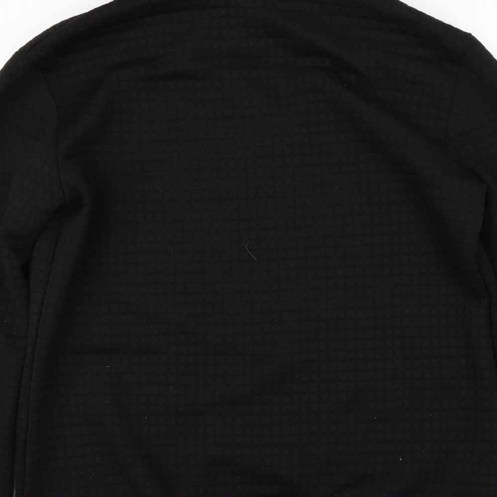Fancy Qube Mens Black Pullover Jumper Size M