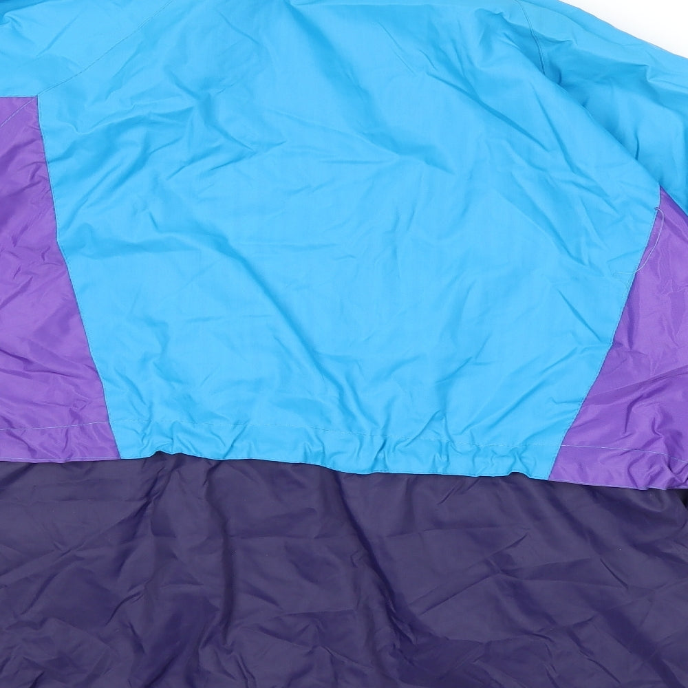 SKAYZER Mens Blue Rain Coat Coat Size S