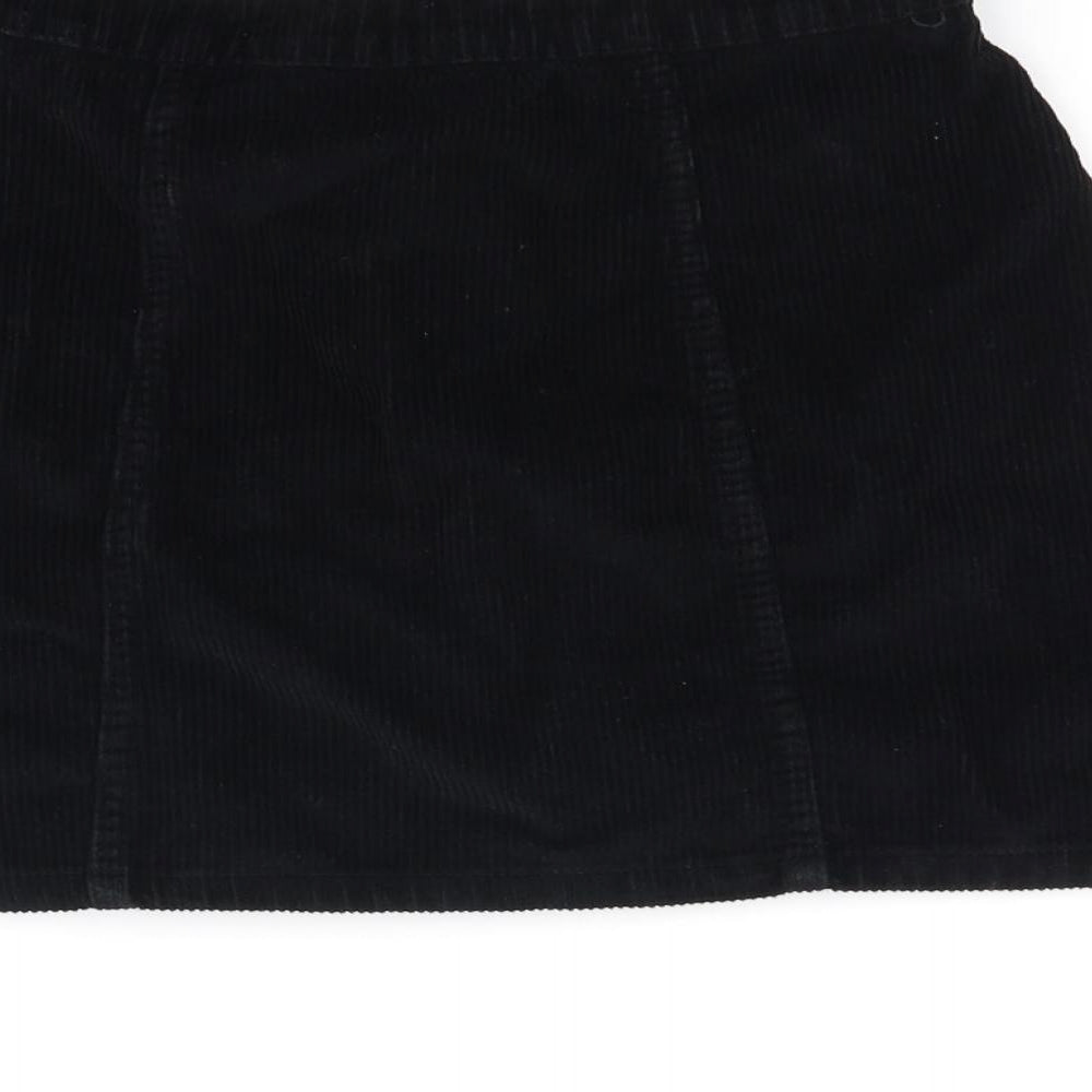 deniem & co Womens Black A-Line Skirt Size 6