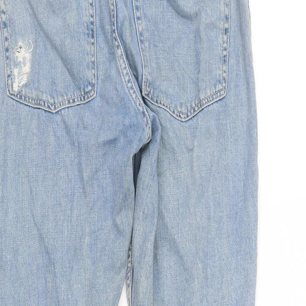 Topahop Womens Blue Straight Jeans Size 26 in L32 in