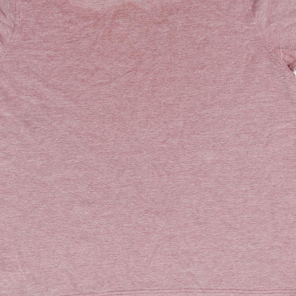 Maine Womens Pink Basic Polo Size L
