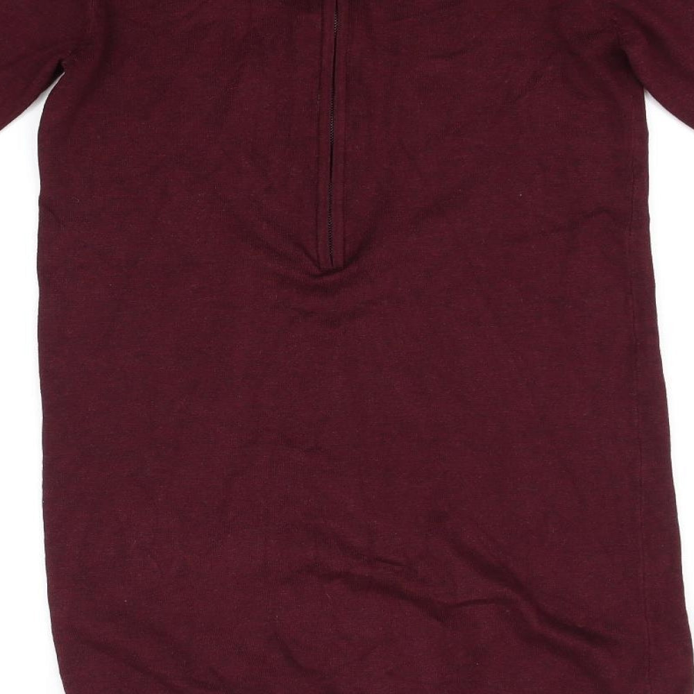 Mila Womens Purple A-Line Size M
