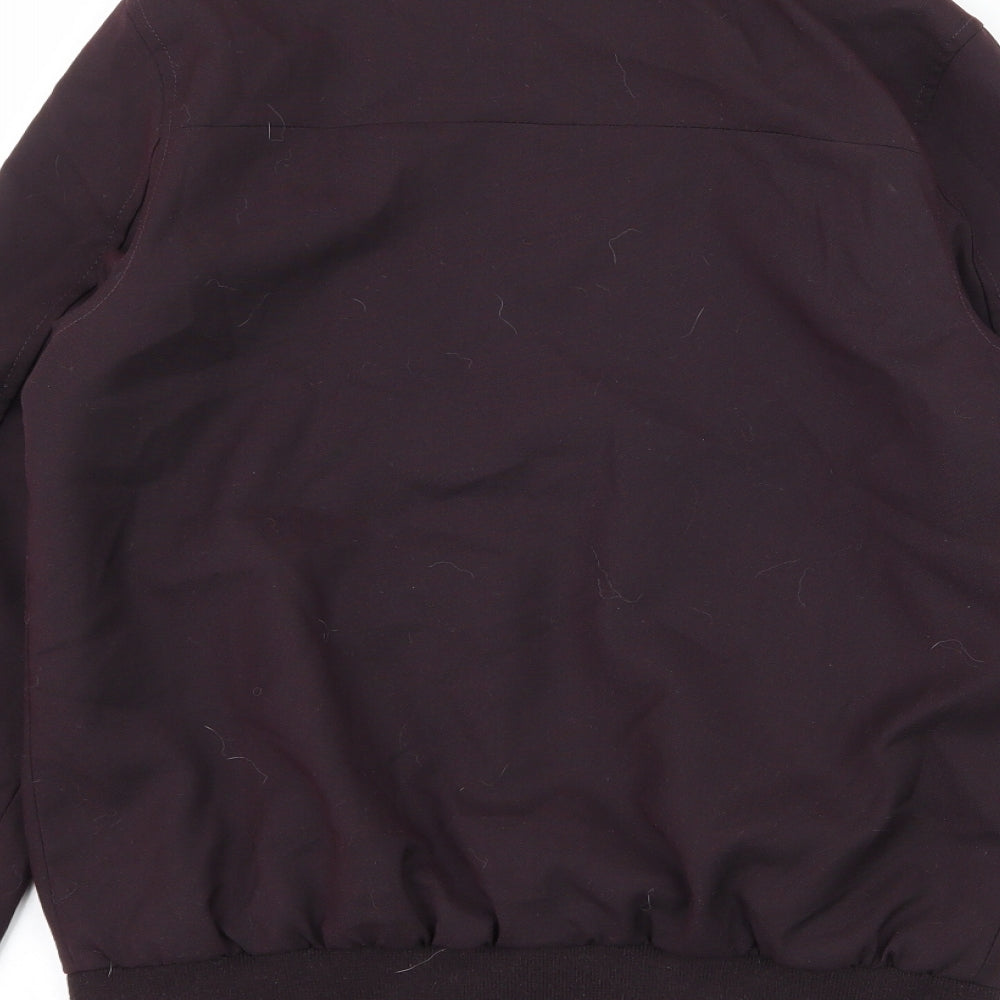 NEXT Girls Purple Bomber Jacket Jacket Size 10 Years
