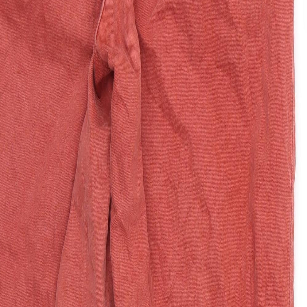 Denim & Co. Womens Red Denim Mom Jeans Size 6 L28 in