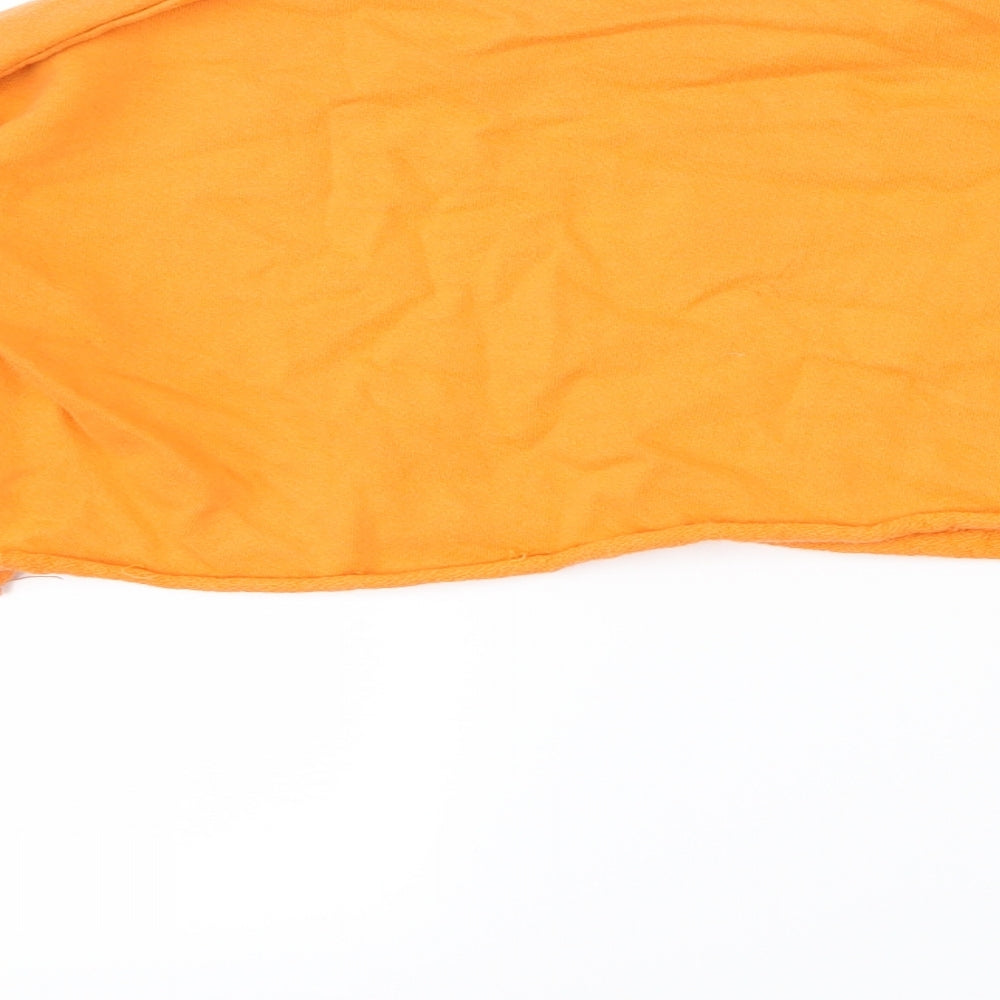 PRETTYLITTLETHING Womens Orange Jersey Pullover Sweatshirt Size 6 - Cropped